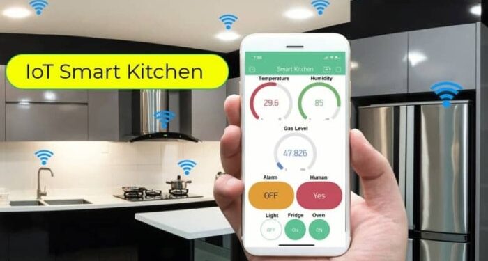 Smart Home Kitchen with IoT Integration | Premium AI-generated image